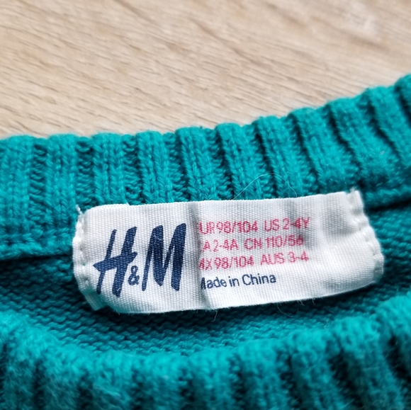 H&M euc/vguc fox sweater 2-4 years - Picture 4 of 14